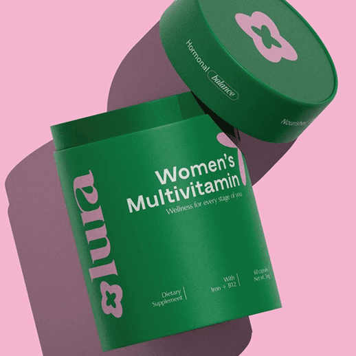 Product - Woman with vitamins
